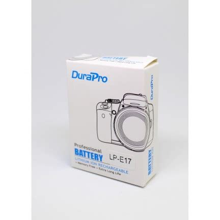 DuraPro 2 X 1040mAh LP E17 Camera Battery LCD USB Dual Charger