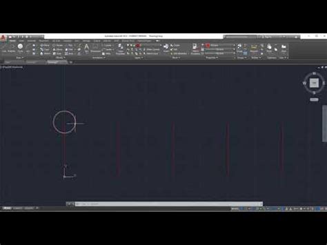 Autocad Desfase Offset Líneas paralelas y círculos concéntricos