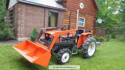 allis chalmers  compact diesel tractor  wheel drive  hours
