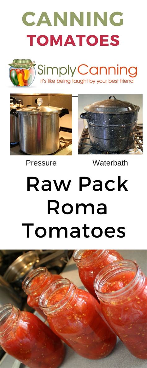 Canning Tomatoes Whole Tomatoes With Step By Step Instruction Recipe Canning Tomatoes