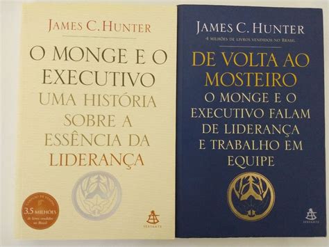 O Monge E O Executivo 1 E 2 Livros James C Hunter Livro Sextante