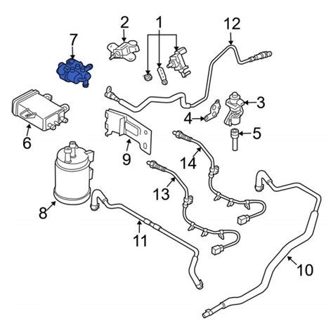 Mazda OE AJ5118581A Evaporative Emissions System Leak Detection Pump