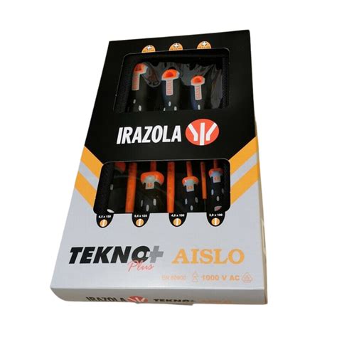 Irazola Screwdriver Set 7pc Electricians VDE Insulated Screwdrivers