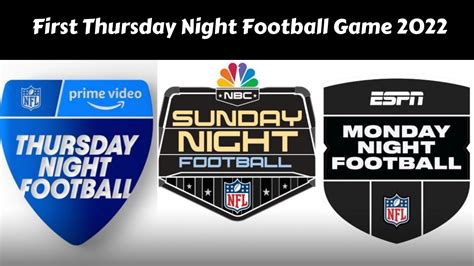 First Thursday Night Football Game Patsy Bellanca