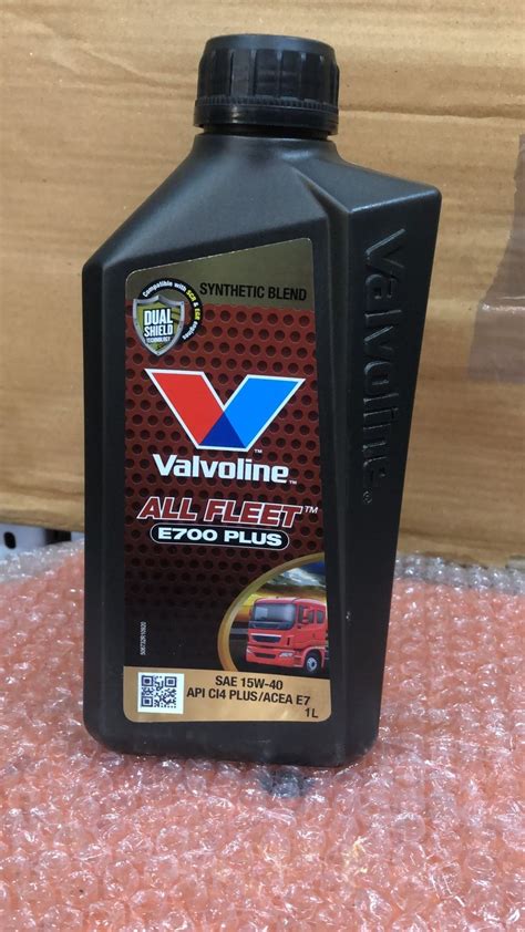 L Valvoline E Plus W Ci Plus All Fleet Engine Off