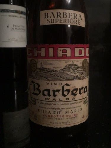 Chiado Mario Barbera Monforte D Alba Superiore Vivino