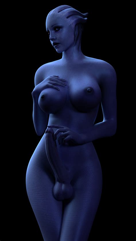 Rule 34 3d Asari Balls Blender Blue Eyes Blue Skin Breasts Dickgirl