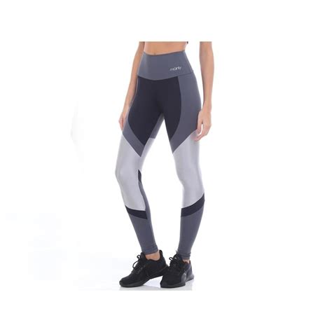 Cal A Legging Manly Grafite Power Fit Metalic Feminina Centauro