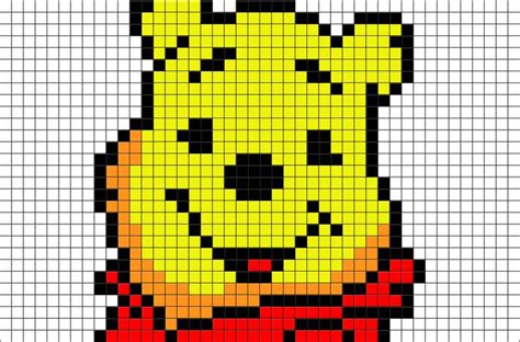 Winnie The Pooh Pixel Art