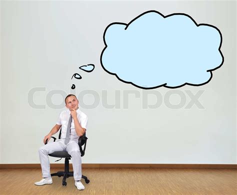 Man Dreaming Stock Image Colourbox