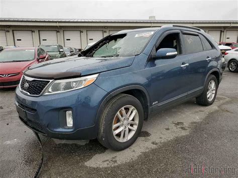 Report 5xyktda61fg551485 Kia Sorento 2015 Blue Gas Price And Damage