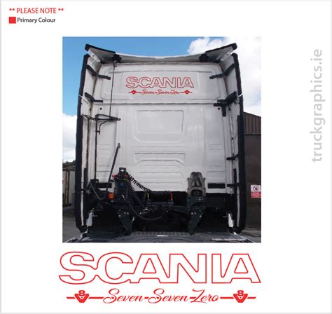 Scania Next Gen Embossed Logo Outline V Truck Overload