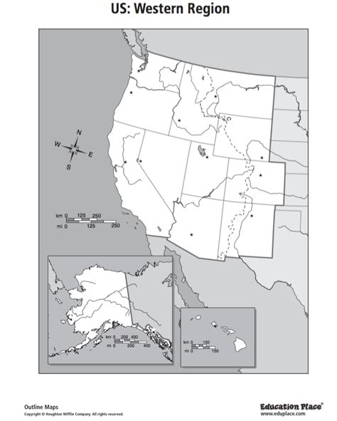 Western Region Map Diagram | Quizlet