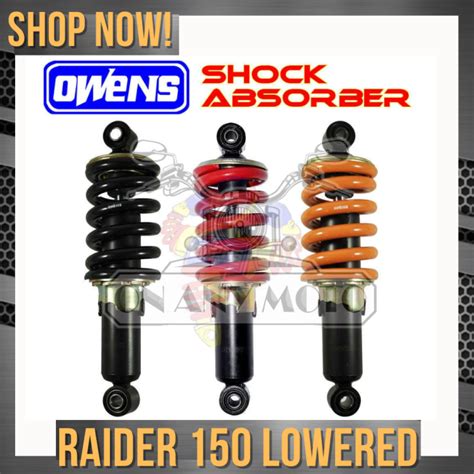 On Any Moto Owens Raider Rear Shock Absorber Monoshock Black