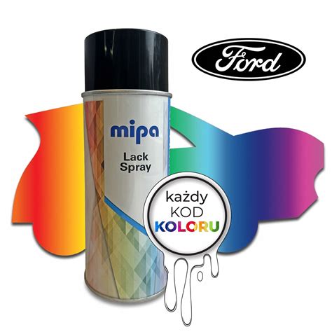 Lakier samochodowy FORD Baza Spray każdy kod koloru 400 ml za 49 99 zł