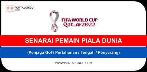 Senarai Pemain Piala Dunia England Portugal Argentina Brazil