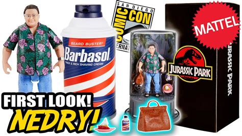 First Look Jurassic Park Legacy Barbasol Dennis Nedry Action Figure