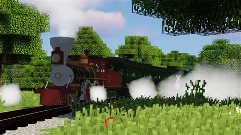 Minecraft Immersive Railroading Mod 4 4 0 Coming Down The Tracks YouTube