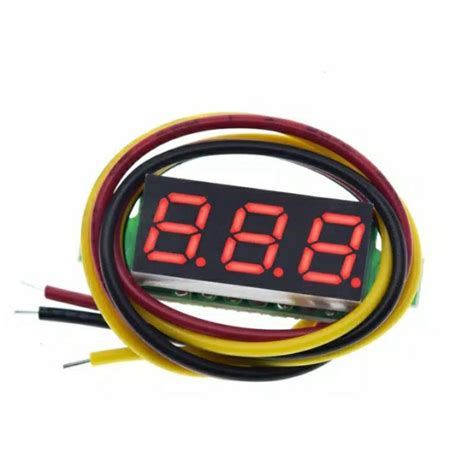 Jual Digital Volmeter Inch Dc V Wire Mini Gauge Voltage