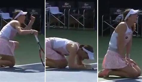 Andrea Petkovic THROWS Her Racquet At Linesman During Epic Tantrum