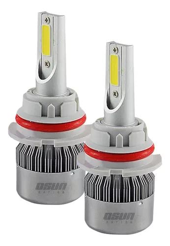 Set Focos Led Baja Y Alta W C Faros Motos Autos Mercadolibre