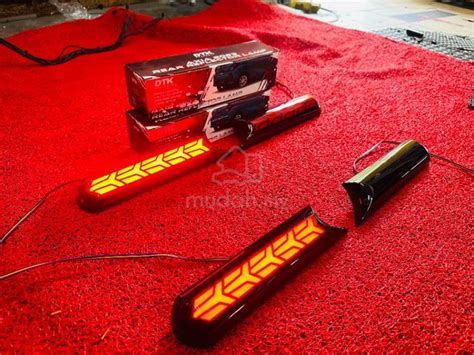 Perodua Axia Rear Bumper Reflector Light Lamp Car Accessories