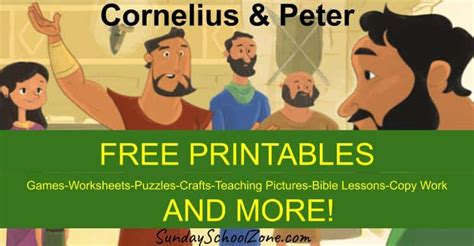 Peter And Cornelius Craft For Kids