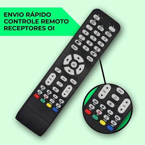 Controle Remoto Universal Para OI TV Elsys HD Digital 60 Receptores