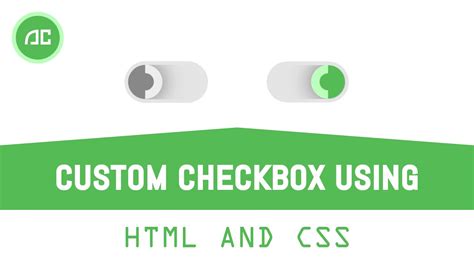 Animated Custom Checkbox Using Only HTML Ans CSS YouTube