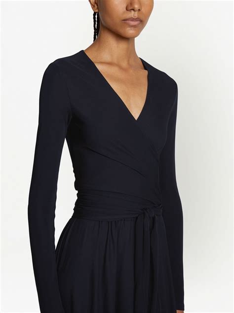 Proenza Schouler White Label Knot Detail V Neck Dress Black Farfetch