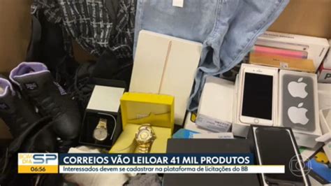 Correios vão leiloar 41 mil itens não entregues Bom dia SP G1