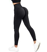 Doulafass Women Butt Lift Leggings Seamless Gym Leggings Scrunch Bums