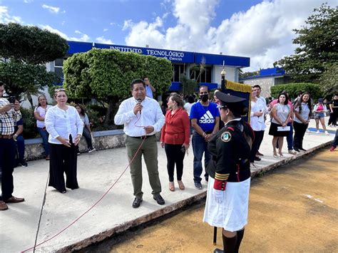 El Instituto Tecnológico de Cancún Realiza abanderamiento a los