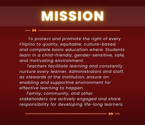 Vision Mission And Core Values Kalayaan Nhs