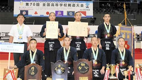 剣道男子団体、九州学院が優勝 2年ぶり10度目 全国高校総体｜熊本日日新聞社