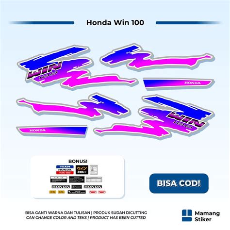 Jual Striping Honda Win Original Variasi Traill Treill Trill