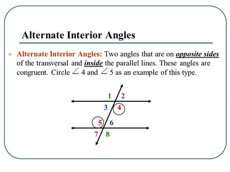 Alternate Interior Angle Definition