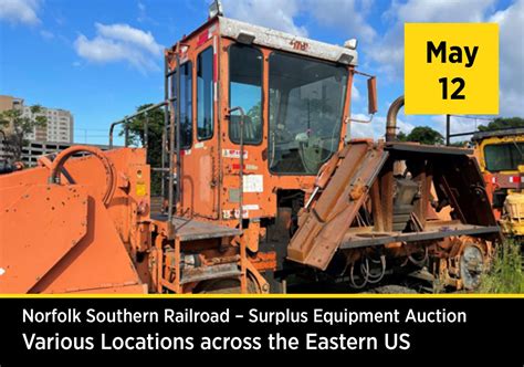 Norfolk Southern Railroad Surplus Equipment Auction — Blackmon Auctions