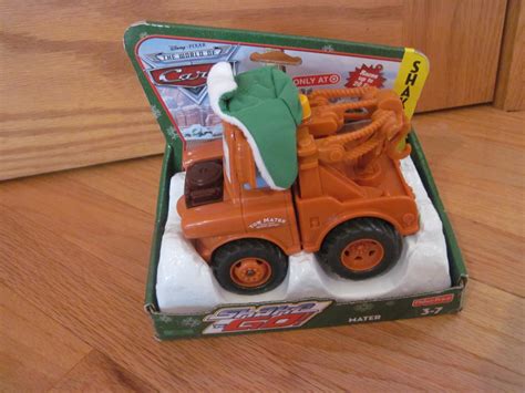 Fisher Price Shake N Go Christmas Holiday Mater From Disney Cars Tow