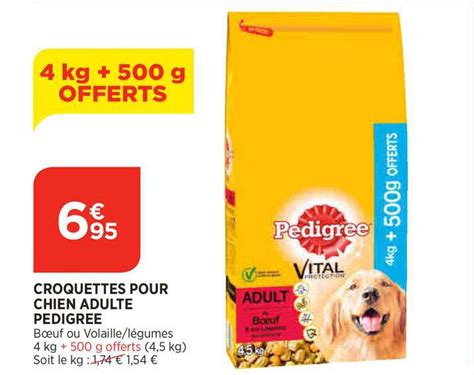 Promo Croquettes Pour Chien Adulte Pedigree Chez Bi1 ICatalogue Fr