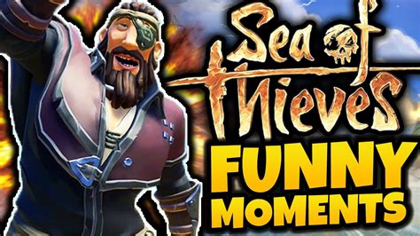 OH HE'S A PIRATE! - Sea of Thieves Funny Moments - YouTube