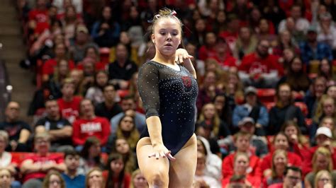 Perfect 10 On Beam Highlights Maile O Keefe S All Around Title In NCAA