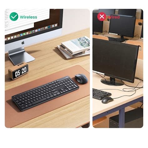 კლავიატურა UGREEN KU004 (90250), Wireless, USB, Keyboard, Black - UGREEN.GE