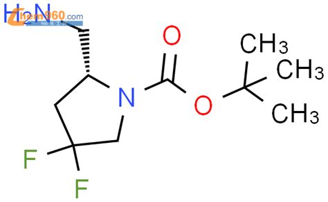 1407991 24 5 R Tert Butyl 2 Aminomethyl 4 4 Difluoropyrrolidine 1