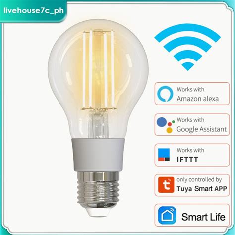 Mose WiFi Smart Filament Bulb LED Light Lamp E27 Dimmable Lighting