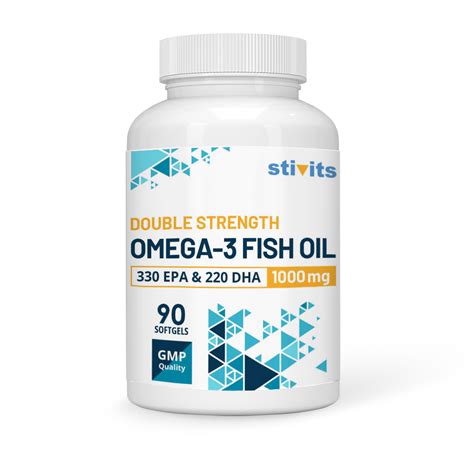 Double Strength Omega Fish Oil Mg Epa Dha Stivits