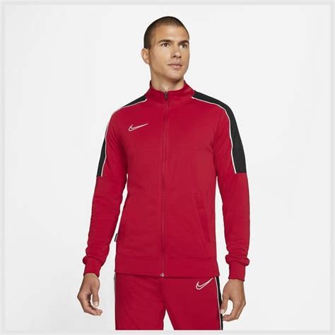 Nike Track Jacke Academy Dri FIT Fußball Joga Bonito Rot Schwarz Weiß