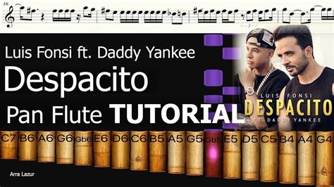 Luis Fonsi Despacito Ft Daddy Yankee Pan Flute TUTORIAL YouTube