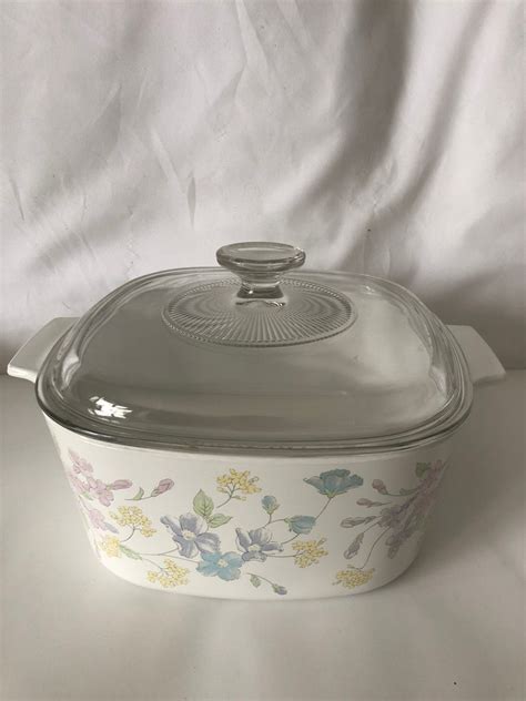 Corningware Pastel Bouquet Pattern 1QT To 2 5L Mini Etsy