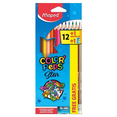 LAPICES DE COLORES MAPED COLORPEPS X 12 Libreria Difusion